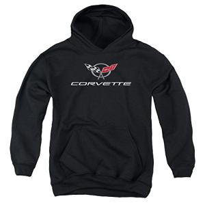 Chevy Corvette Logo Youth Pullover Hoodie Size YM