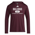 adidas Mississippi State Lightweight Training Hoodie, Maroon