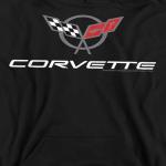 Chevy Corvette Logo Youth Pullover Hoodie Size YM