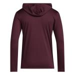 adidas Mississippi State Lightweight Training Hoodie, Maroon