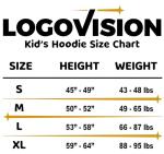 Chevy Corvette Logo Youth Pullover Hoodie Size YM