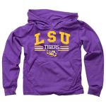 LSU Boys Long Sleeve Hooded T-Shirt, Purple