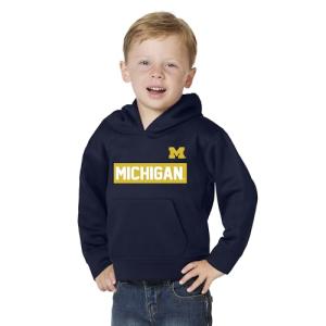 Michigan Toddler Boys Team Colors Hoodie in Navy