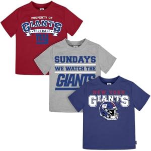 Giants Baby NFL Fan Tee Shirt 3-Pack