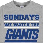 Giants Baby NFL Fan Tee Shirt 3-Pack