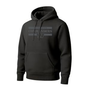 Washington Commanders Stencil Block Hoodie Black