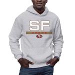 San Francisco 49ers Pullover Hoodie - Athletic Heather