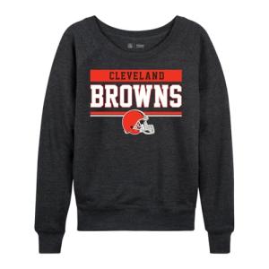 Cleveland Browns Women’s Slouchy Crew Neck T-Shirt