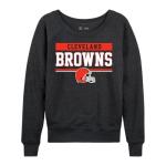 Cleveland Browns Women’s Slouchy Crew Neck T-Shirt