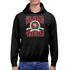 San Francisco 49ers Stacked Banner Hoodie - Black