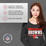 Cleveland Browns Women’s Slouchy Crew Neck T-Shirt
