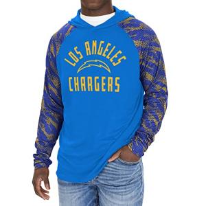 Los Angeles Chargers Viper Print Hooded T-Shirt