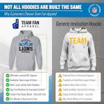 Detroit Lions Hooded Sweatshirt - Sport Gray