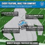 Detroit Lions Hooded Sweatshirt - Sport Gray