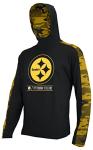 Pittsburgh Steelers Camo Accent Lightweight Hoodie, 4X