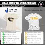 New Orleans Saints Vintage Women's Football T-Shirt