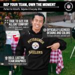 Pittsburgh Steelers NFL Gameday Hoodie - Black