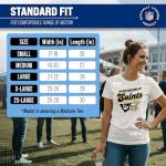 New Orleans Saints Vintage Women's Football T-Shirt