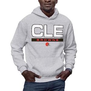 Cleveland Browns City Block Hoodie - Size Small