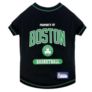 Boston Celtics Pet Hoodie & T-Shirt Combo