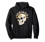 Indiana Pacers Halloween Floral Skull Hoodie