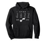 Utah Jazz Half Moon Pullover Hoodie
