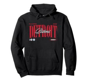 Detroit Pistons Playoffs Logo Pullover Hoodie