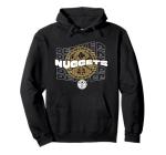 Denver Nuggets Wave Outline Team Logo Hoodie