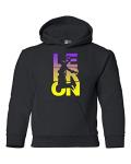 Youth LA Basketball Sports Hoodie T-Shirt Black