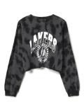 Los Angeles Lakers Long Sleeve Crop Tee