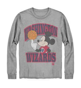 Washington Wizards Mickey Long Sleeve T-Shirt - 2X