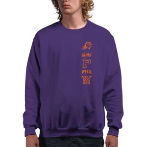 Phoenix Suns Stacked Logo Fleece Crew Neck T-Shirt