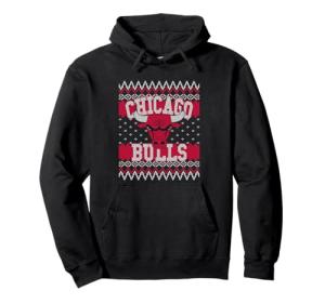 Chicago Bulls Christmas Hoodie - Ugly Sweater Style