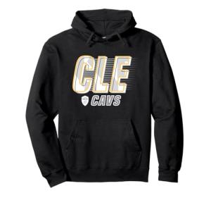 Cleveland Cavaliers Stack Logo Pullover Hoodie