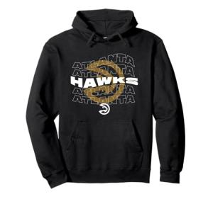 Atlanta Hawks Wave Outline Team Logo Hoodie