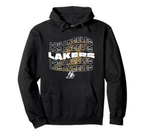 Los Angeles Lakers Wave Logo Pullover Hoodie