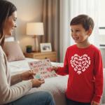 Valentine's Day Gamer Shirt for Kids Long Sleeve