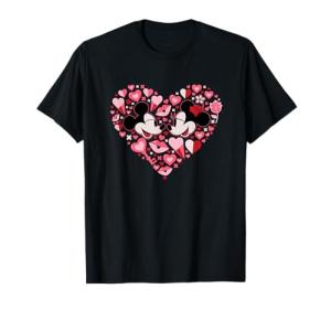Disney Mickey & Minnie Mouse Couples Heart T-Shirt