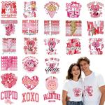 24 Retro Valentine's Day Iron-On Transfers