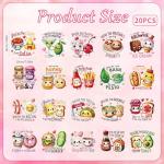 Cute Food Pairing Transfers for Valentine's Day