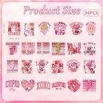 24 Retro Valentine's Day Iron-On Transfers