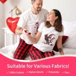 Cute Valentine's Day Gnome Iron-On Transfers 30 Pcs