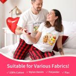 Cute Food Pairing Transfers for Valentine's Day