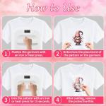 Cute Valentine's Day Gnome Iron-On Transfers 30 Pcs