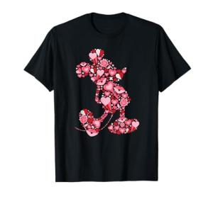 Mickey Mouse Valentine’s Day Hearts T-Shirt