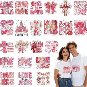 Jesus Valentine’s Day Iron-On Transfers for DIY