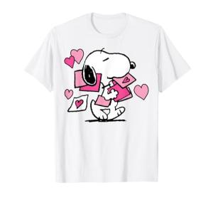 Snoopy Valentine's Day Letter Graphic T-Shirt