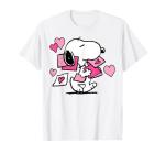 Snoopy Valentine's Day Letter Graphic T-Shirt