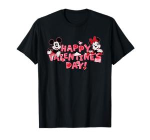 Mickey and Minnie Happy Valentine’s Day T-Shirt