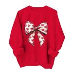Funny Valentine's Day Heart Graphic Long Sleeve Tee